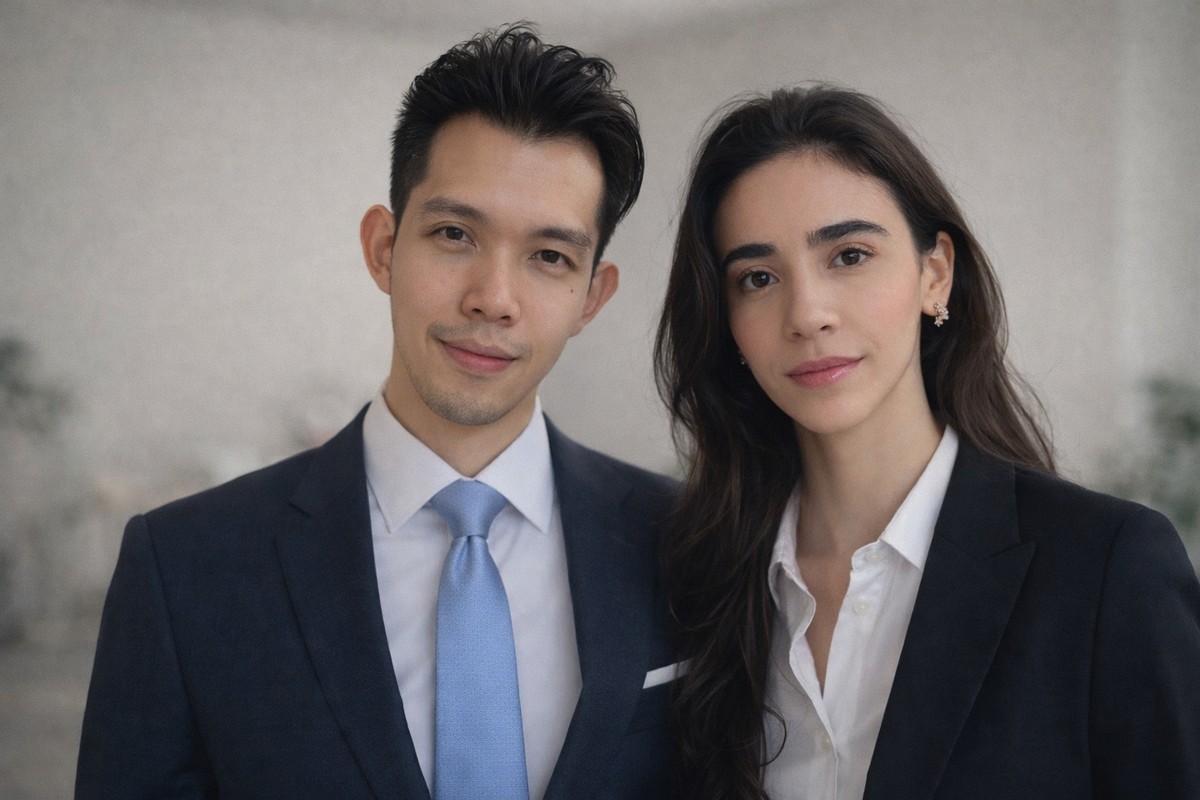 Archie Shim and Vitória Silveira, co-founders of Elevate Process Consulting